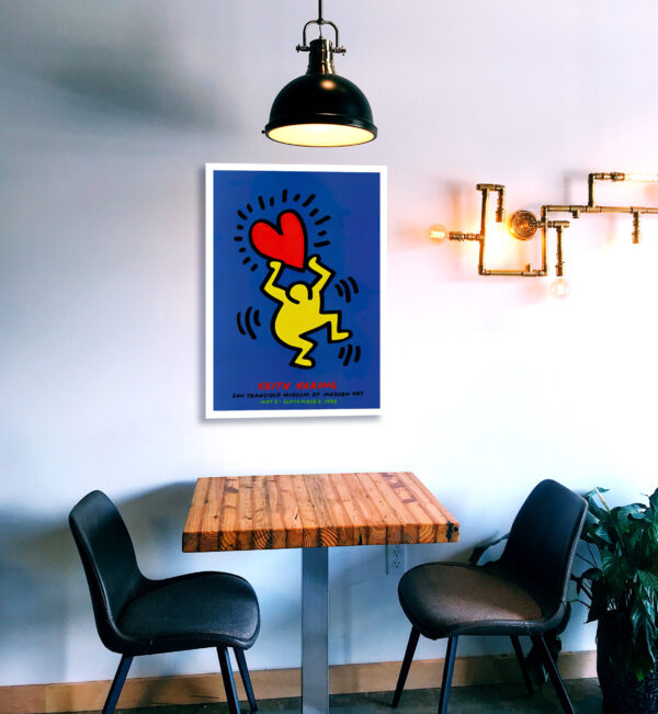KEITH HARING - Exhibition San Francisco Museum of Modern Art 1998 - Poster – Image 2