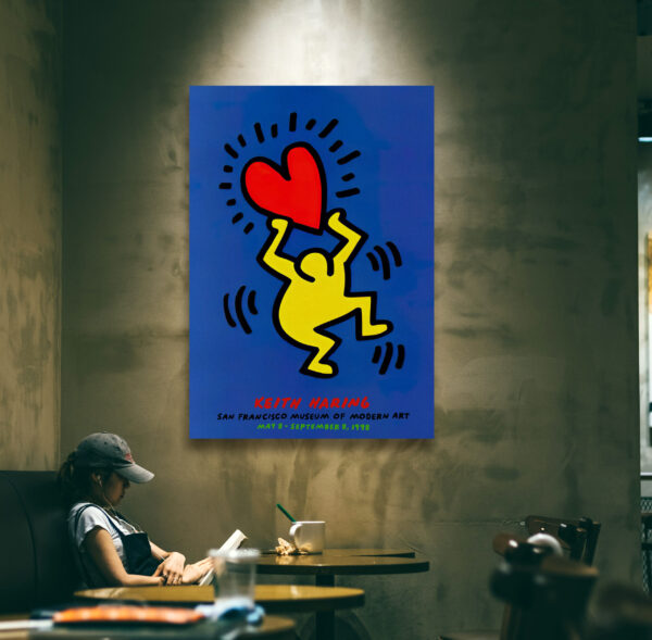 KEITH HARING - Exhibition San Francisco Museum of Modern Art 1998 - Poster – Image 8