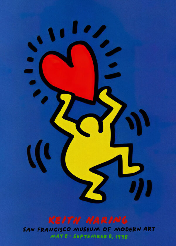KEITH HARING - Exhibition San Francisco Museum of Modern Art 1998 - Poster