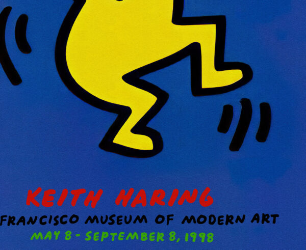 KEITH HARING - Exhibition San Francisco Museum of Modern Art 1998 - Poster – Image 3