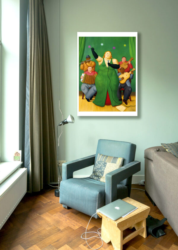 La Cantante (The Singer) - Fernando Botero 2016 - Poster – Image 8