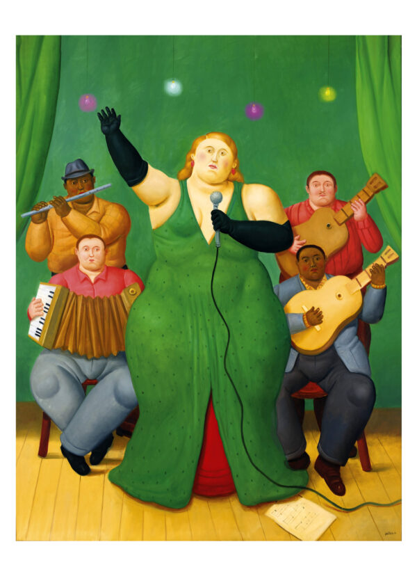 La Cantante (The Singer) - Fernando Botero 2016 - Poster