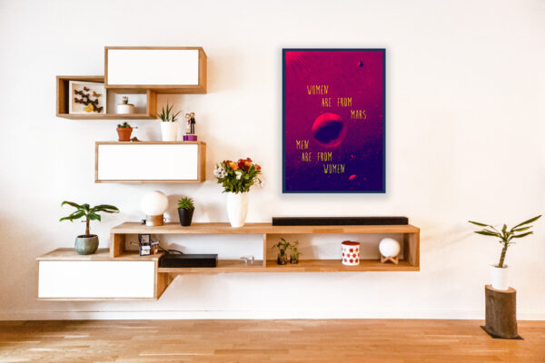 Women are from mars - Men are from women - Poster – Image 18