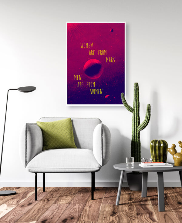 Women are from mars - Men are from women - Poster – Image 17