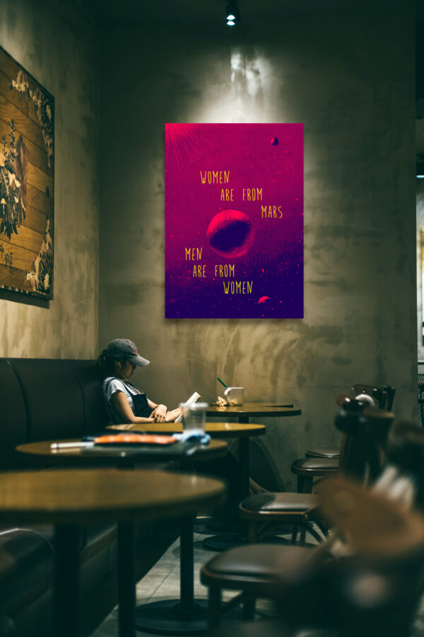 Women are from mars - Men are from women - Poster – Image 2
