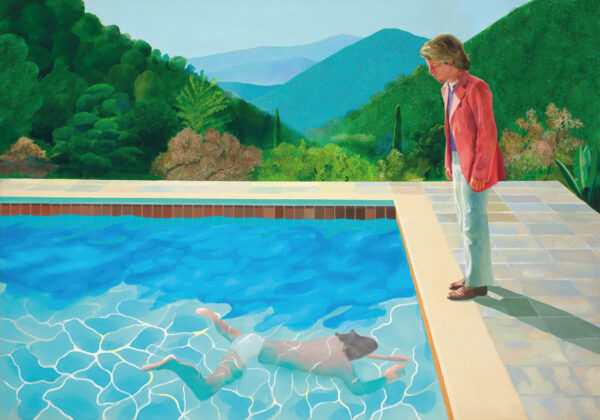 Portrait of an Artist (Pool with Two Figure) - David Hockney - 1972 - Poster