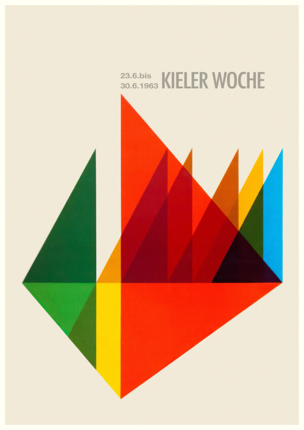 Kieler Woche - The Kiel Week - Hans Michel 1963 - Poster
