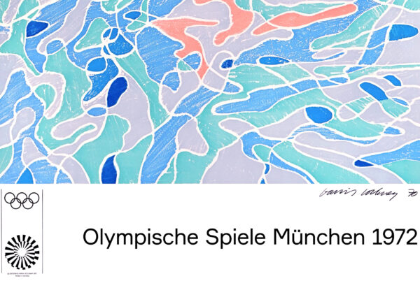 The Diver - JO Munich 1972 - David Hockney Poster 61×91 cm – Image 3