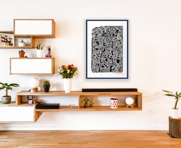 Keith Haring - Untitled (Stone 3) - 1989 - Poster – Image 10