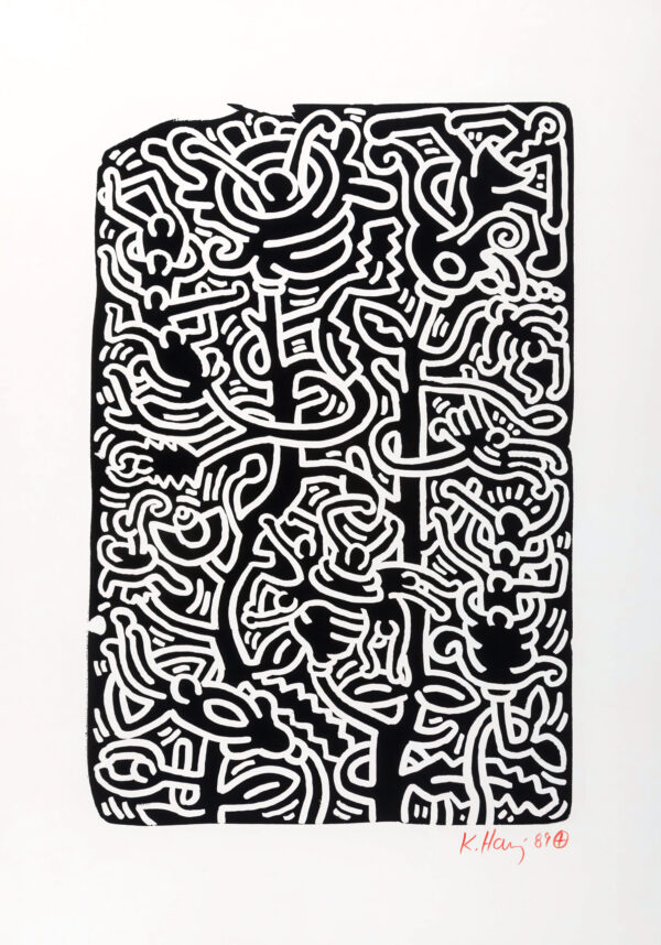 Keith Haring - Untitled (Stone 3) - 1989 - Poster