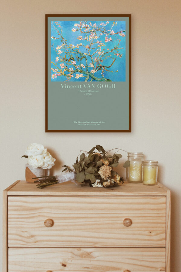 Vincent Van Gogh "Almond Blossom" - 1889 - Poster – Image 9