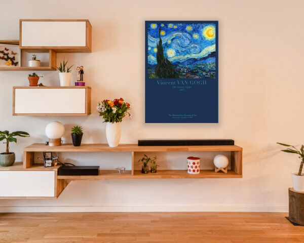Vincent Van Gogh "Starry Night" - 1889 - Poster – Image 3