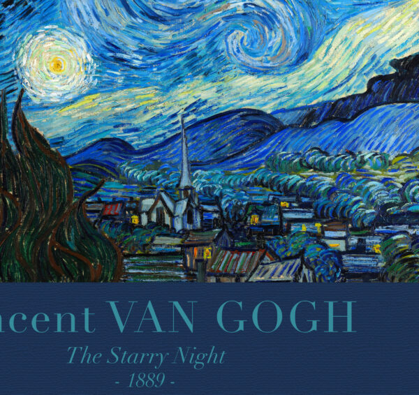 Vincent Van Gogh "Starry Night" - 1889 - Poster – Image 2