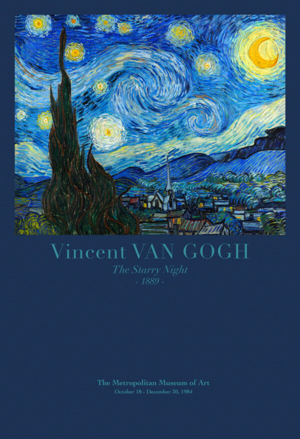 Vincent Van Gogh "Starry Night" - 1889 - Poster