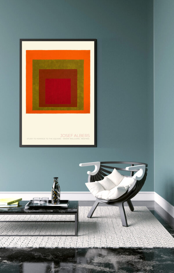 Josef Albers - Study to Homage to the Square - Warm Welcome, 1953/1955 - Poster – Image 8
