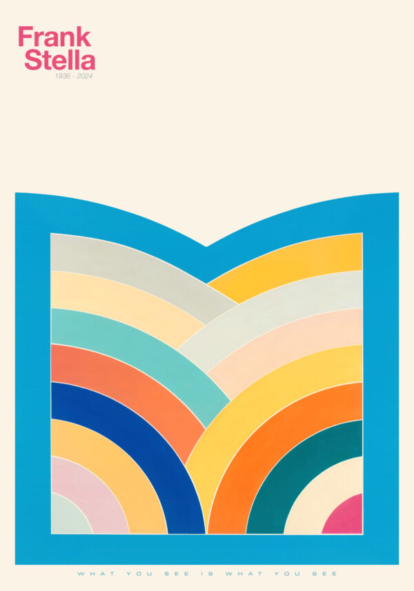 What you see is what you see - Frank Stella famous quote - Poster