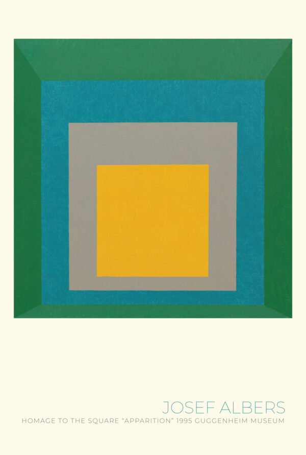 Apparition - Albers Josef - Guggenheim Museum New York 1995 - Poster
