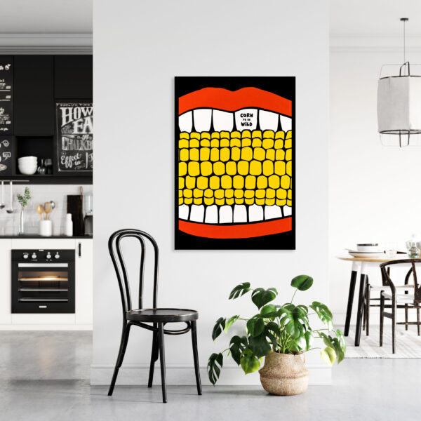 Corn to be Wild - Funny Corn Quote - Poster – Image 3