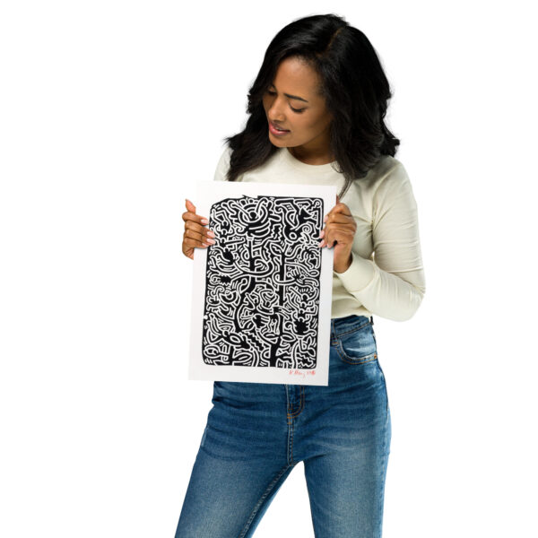 Keith Haring - Untitled (Stone 3) - 1989 - Poster – Image 5