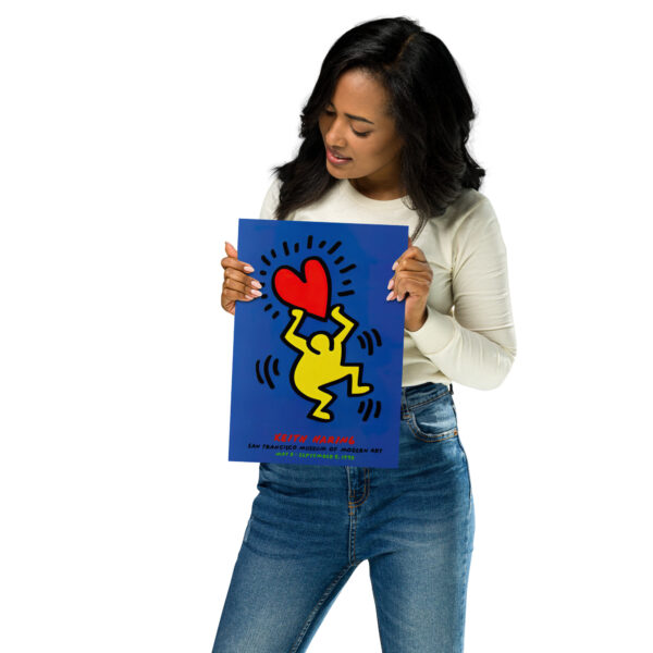 KEITH HARING - Exhibition San Francisco Museum of Modern Art 1998 - Poster – Image 5