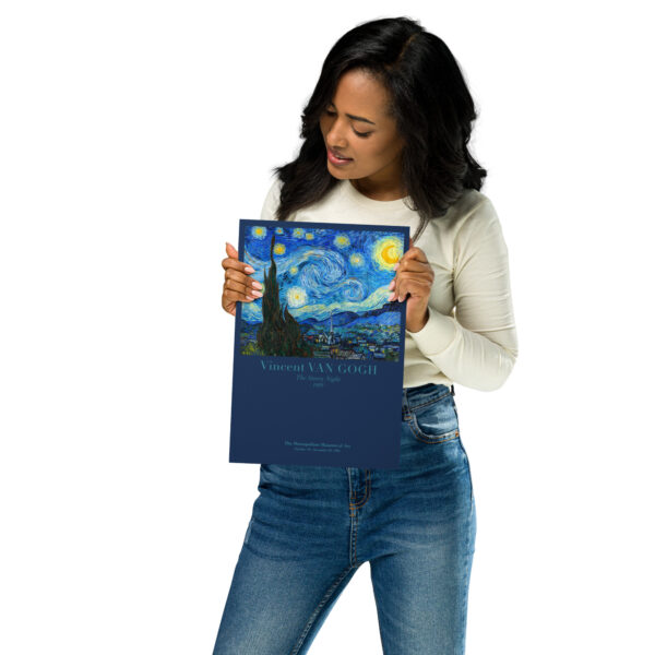 Vincent Van Gogh "Starry Night" - 1889 - Poster – Image 5