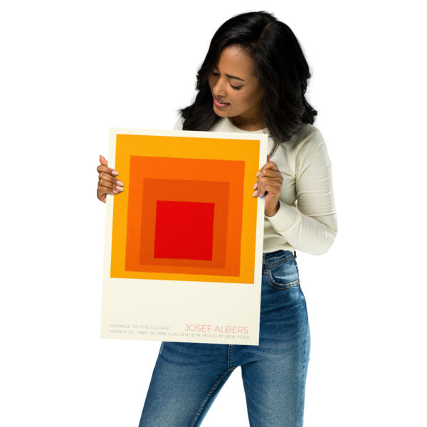 Poster by minimalist artist Albers Josef - Guggenheim Museum New York 1998 – Image 5