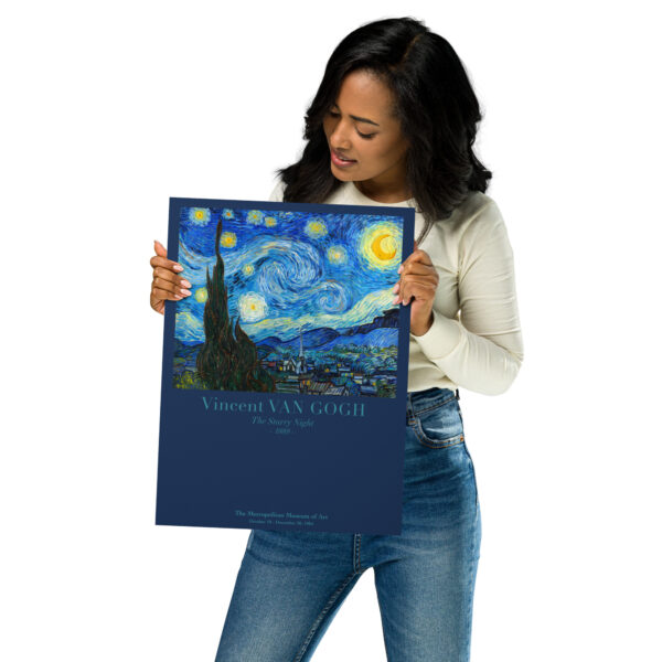 Vincent Van Gogh "Starry Night" - 1889 - Poster – Image 6
