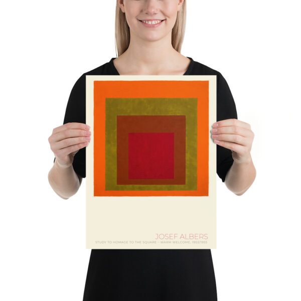 Josef Albers - Study to Homage to the Square - Warm Welcome, 1953/1955 - Poster – Image 5