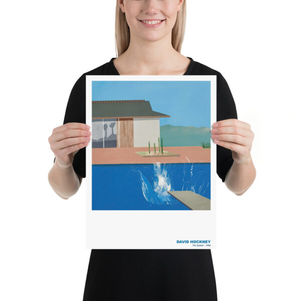 The Splash - David Hockney - 1966 - Poster – Image 5