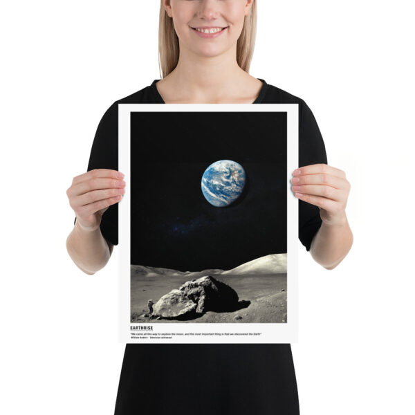 We come here to explore the Moon and finally discover the Earth - Poster – Image 6