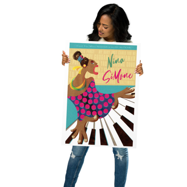 Nina Simone one of the greatest divas of music - Poster – Image 5