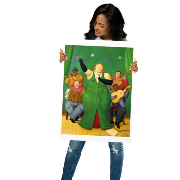 La Cantante (The Singer) - Fernando Botero 2016 - Poster – Image 6