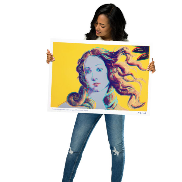 Sandro Botticelli - Birth of Venus - Interpretation by Andy WARHOL Poster – Image 5