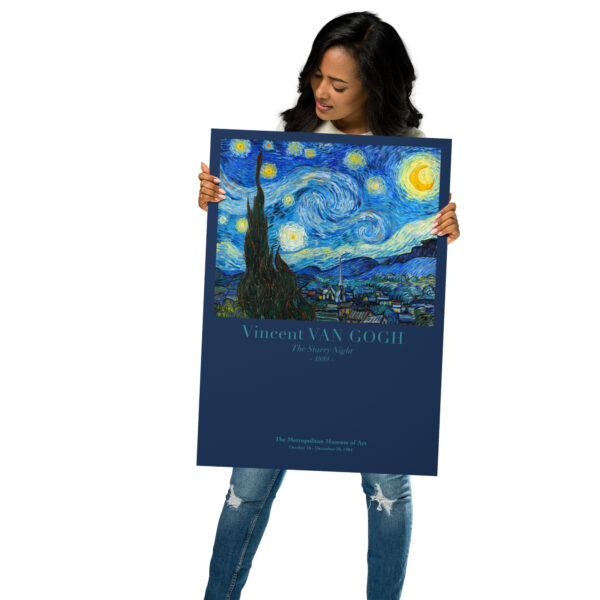 Vincent Van Gogh "Starry Night" - 1889 - Poster – Image 7