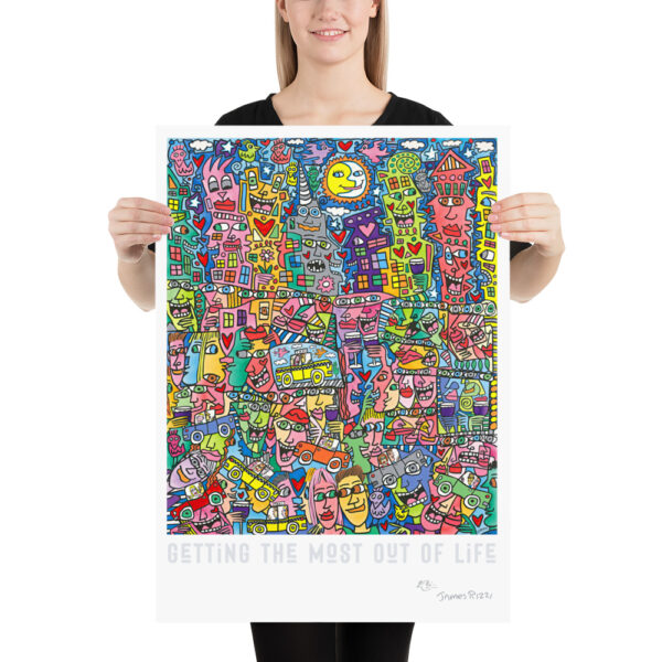 Getting The Most Out Of Life - James Rizzi - Poster – Image 5