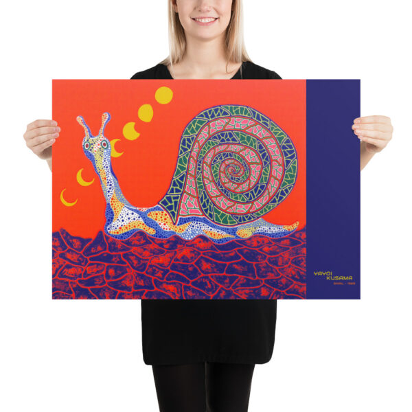 Monumental snail by Yayoi Kusama - Poster – Image 6