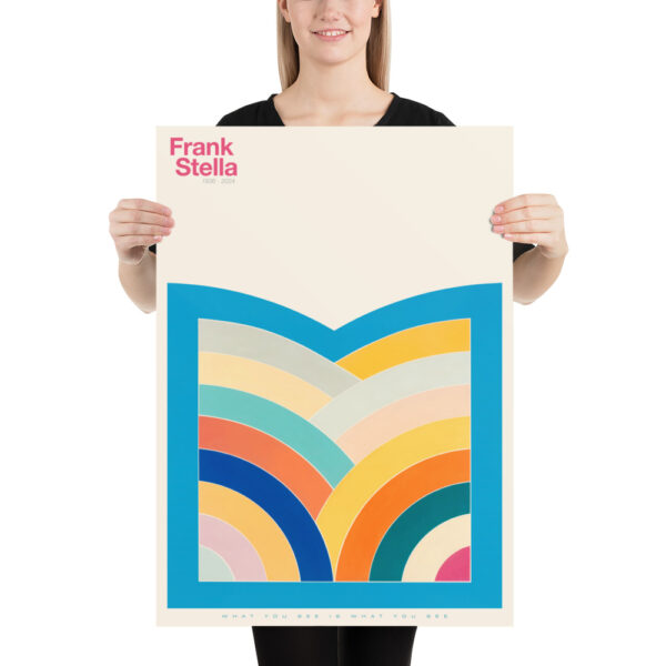 What you see is what you see - Frank Stella famous quote - Poster – Image 5
