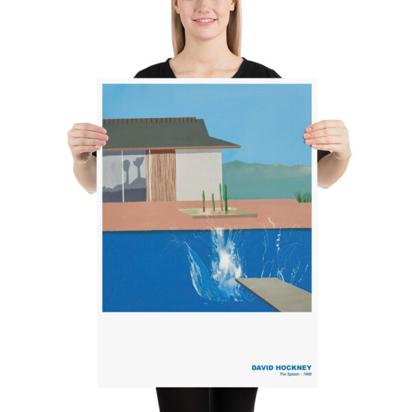 The Splash - David Hockney - 1966 - Poster – Image 6