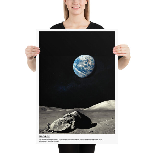 We come here to explore the Moon and finally discover the Earth - Poster – Image 7
