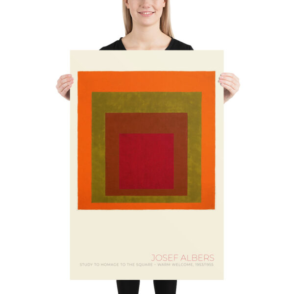 Josef Albers - Study to Homage to the Square - Warm Welcome, 1953/1955 - Poster – Image 7