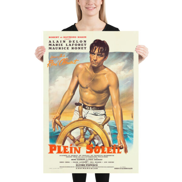 Purple Noon "Plein Soleil" René Clément movie - A. Delon, M. Laforet et M. Ronet - Poster – Image 8