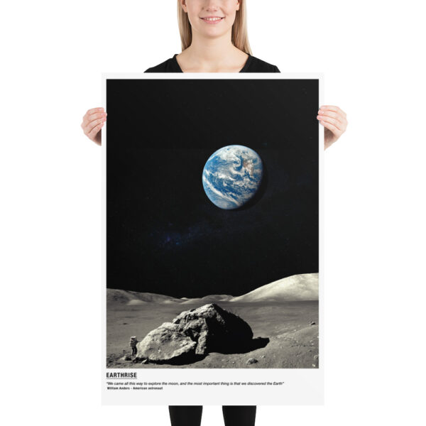 We come here to explore the Moon and finally discover the Earth - Poster – Image 8
