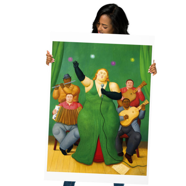 La Cantante (The Singer) - Fernando Botero 2016 - Poster – Image 4
