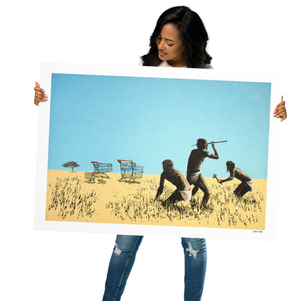 Trolley Hunters - Banksy Poster – Image 4