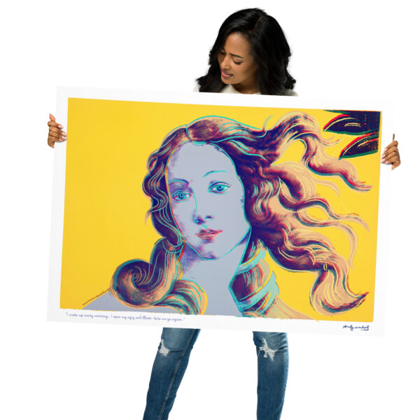 Sandro Botticelli - Birth of Venus - Interpretation by Andy WARHOL Poster – Image 4