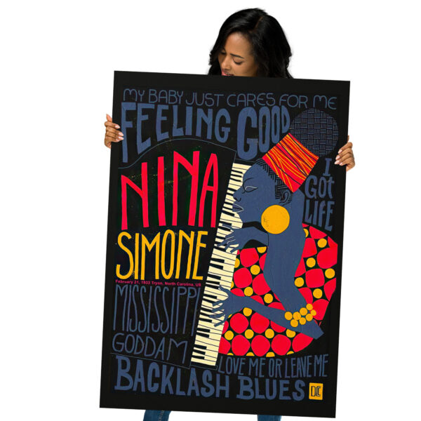 Nina Simone, pianist, singer, composer, one of the greatest jazz musicians in history - Poster – Image 4