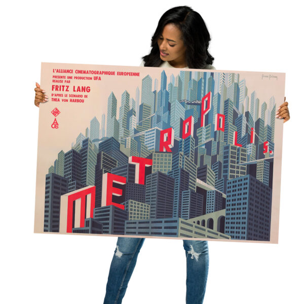 Metropolis, cult science fiction film directed by Fritz Lang - 1927 - Poster – Image 4