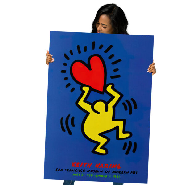 KEITH HARING - Exhibition San Francisco Museum of Modern Art 1998 - Poster – Image 4