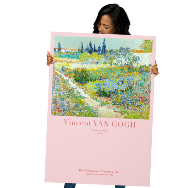 Vincent Van Gogh Flower Garden of Arles - 1888 - Poster – Image 4