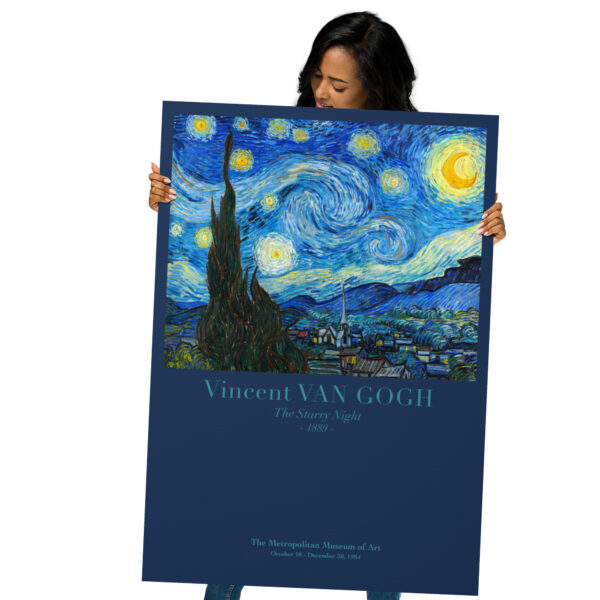 Vincent Van Gogh "Starry Night" - 1889 - Poster – Image 4